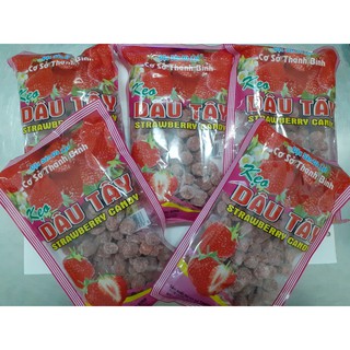 combo 10 kẹo mứt dâu tây Đà Lạt 200gr