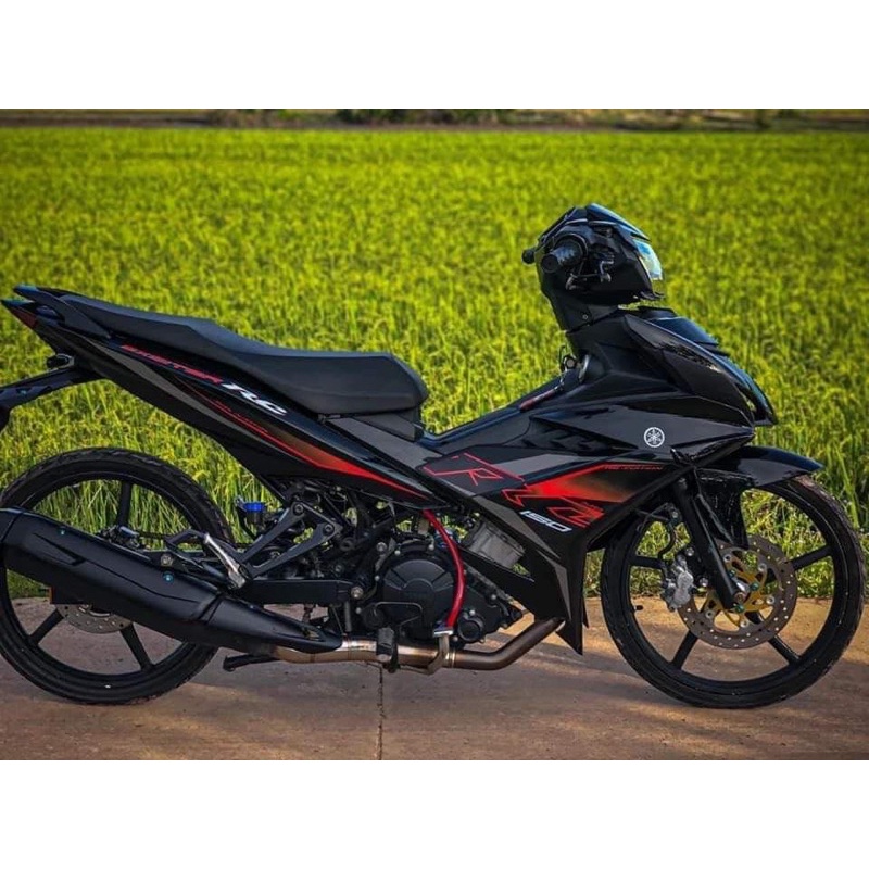 Tem xe exciter Rc xe đen