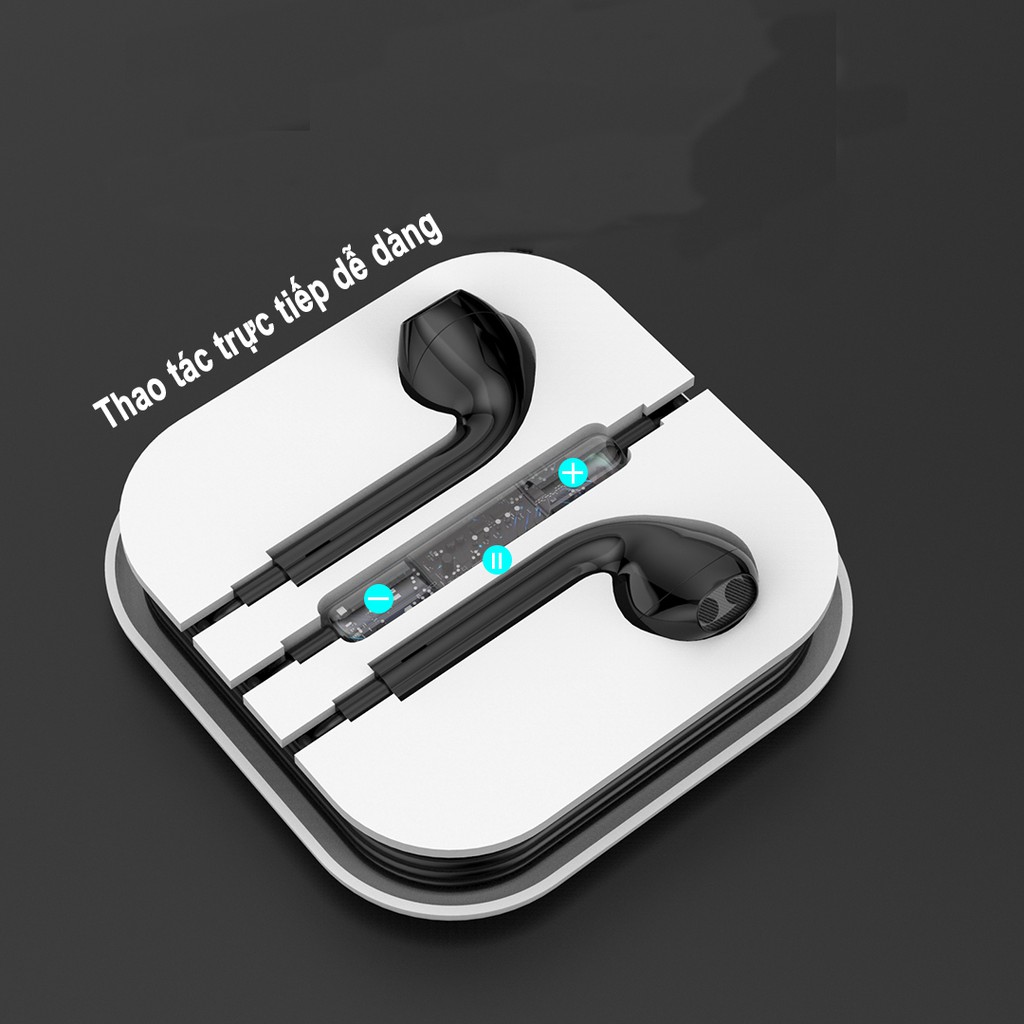 Tai nghe nhét tai SD DESIGN X55 chính hãng  tương thích các dòng điện thoại jack 3.5mm, bảo hành Chính Hãng 1 đổi 1