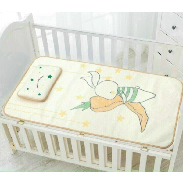 Chiếu Điều Hoà Kèm Gối Muslin Tree Cao Cấp Cho Bé Sơ Sinh Babibu - CĐHM