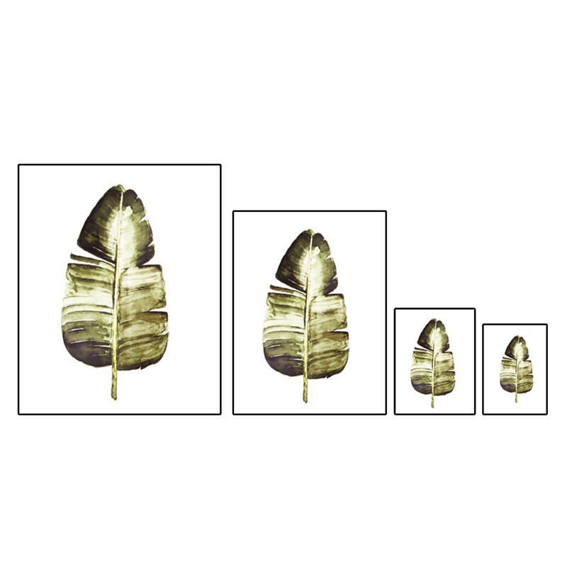 Tranh vải treo tường hình chiếc lá 13*18cm