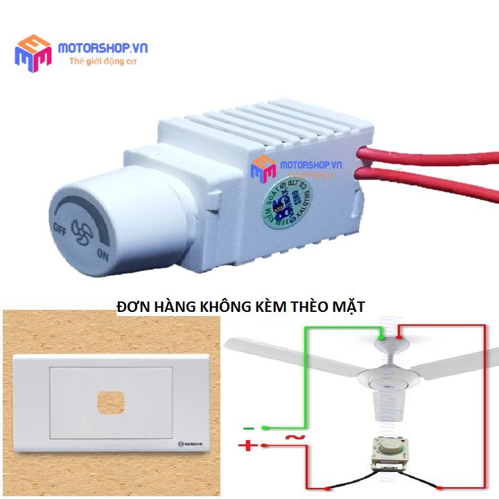 MTS Dimmer Bộ Điều Khiển Quạt Trần 220V 1000W - Chiết áp quạt trần