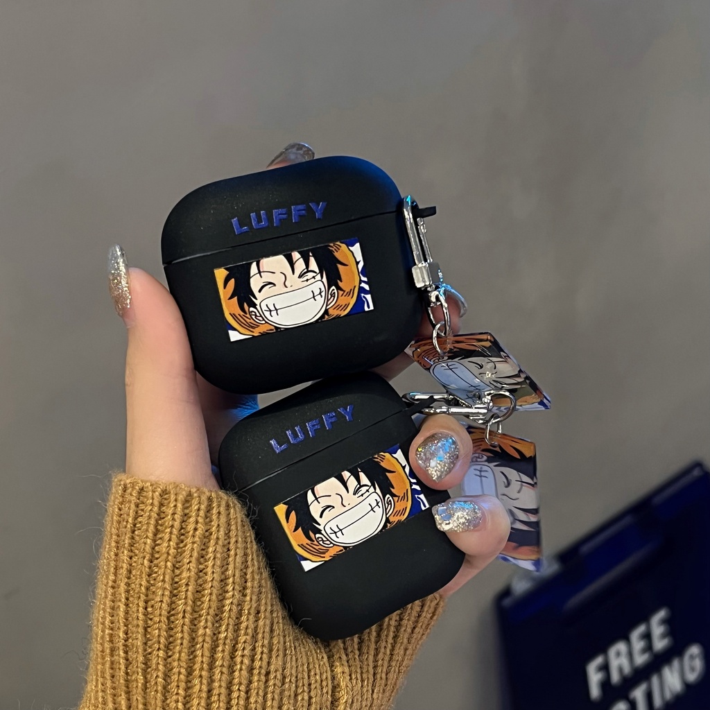 Vỏ Bảo Vệ Hộp Sạc Tai Nghe Bluetooth AirPods 1 / 2 Pro 3 2021 gen3 Bằng Silicon Họa Tiết Hoạt Hình One Piece