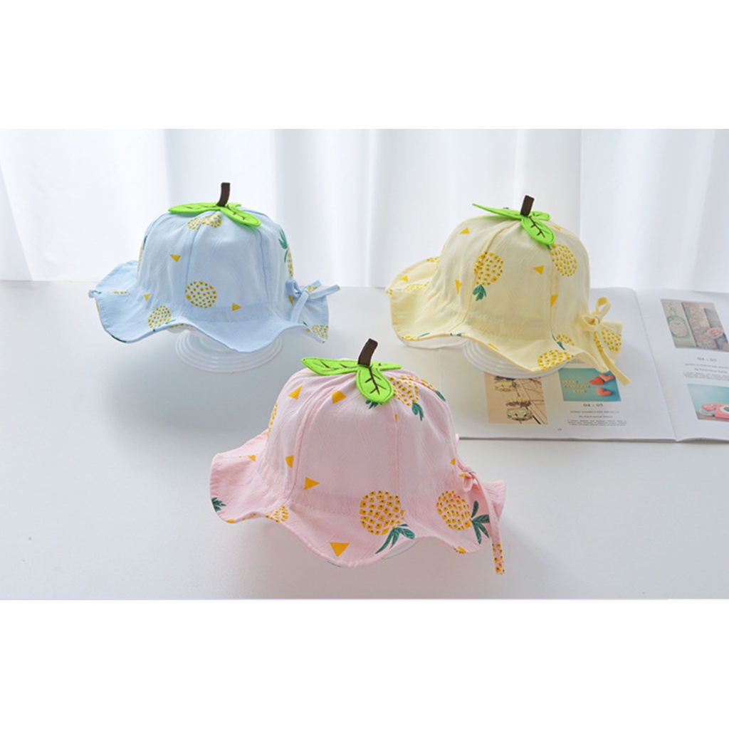 MŨ NÓN TAI BÈO CHO BÉ GÁI CAO CẤP 4-18 THÁNG. MŨ NÓN RỘNG VÀNH CÓ DÂY CHO BÉ GÁI. BABY LINK
