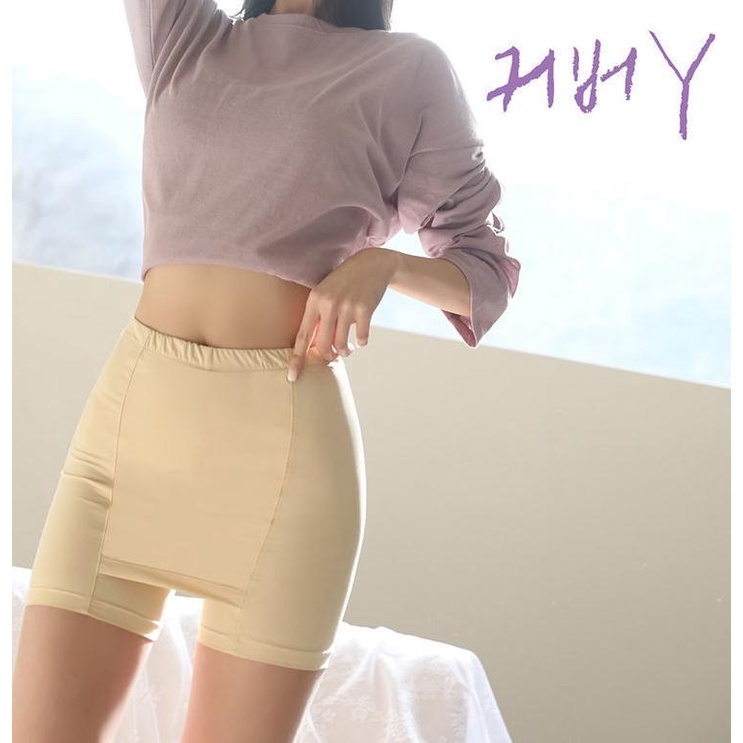 Quần Mặc Trong Váy Bằng Lụa Mát Không Đường May Hai Lớp An Toàn Cho Nữ