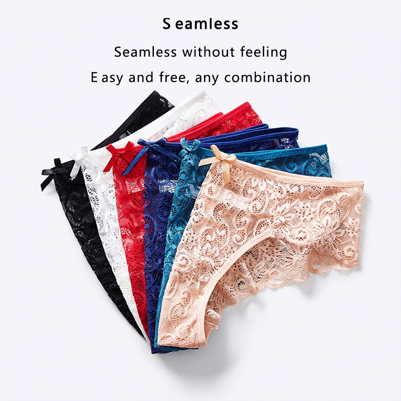 AOFEIQIKE Quần Lót Ren Thoáng Khí Siêu Mỏng Gợi Cảm Dành Cho Nữ