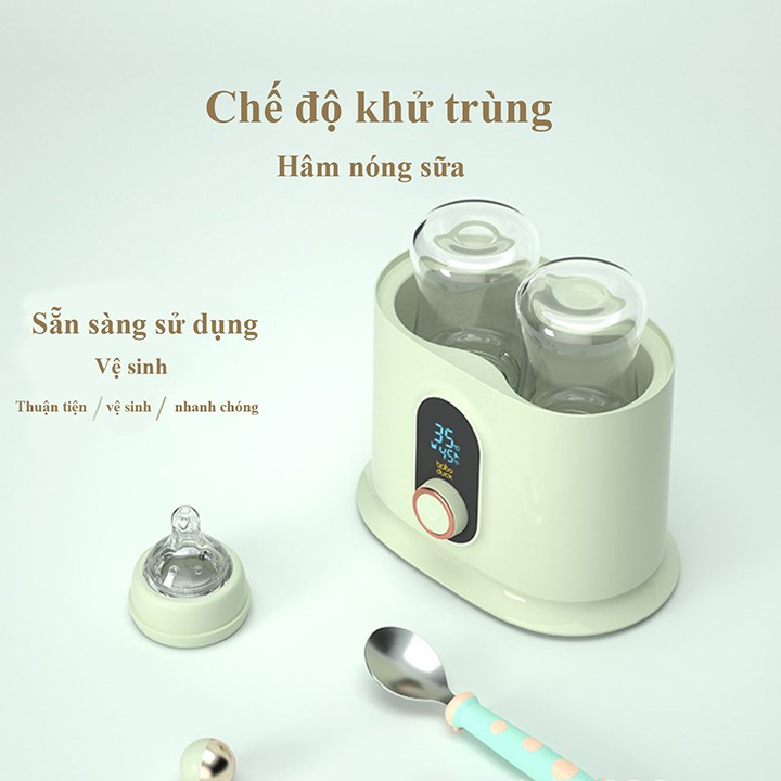 Máy Hâm Sữa, Tiệt Trùng Bằng Hơi Nước, Rã Đông, Hâm Nóng