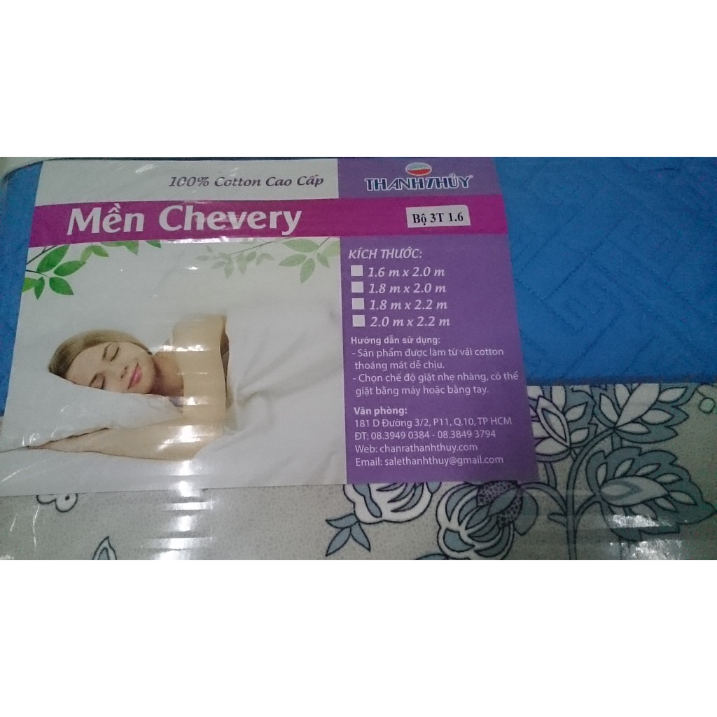 Complee Mền Chevery Thanh Thuỷ 1,6m