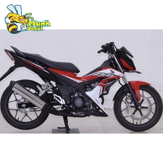 Ten rời xe sonic 150 trắng đỏ đen mới