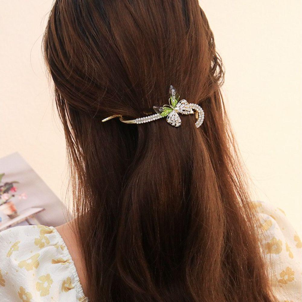 Kẹp Tóc Hình Bướm Phong Cách Hàn Quốc Sang Trọng