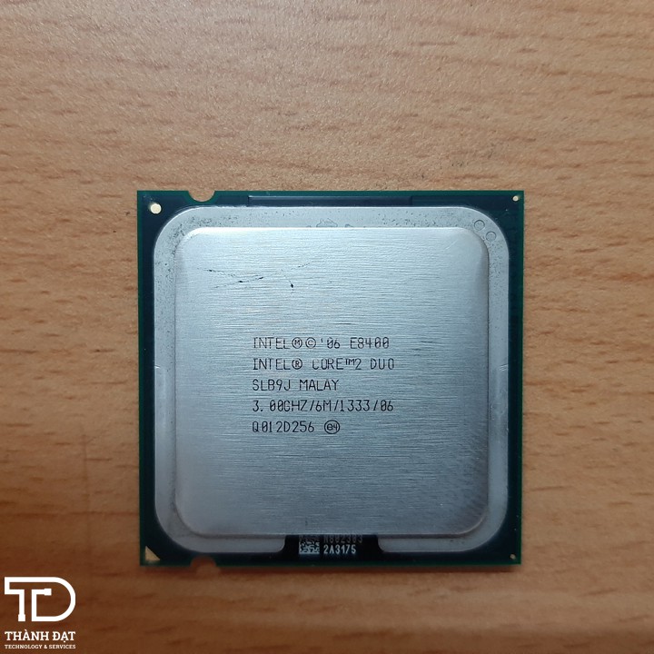 Bộ vi xử lý CPU Intel Core2 Duo E8400 socket 775 (6M bộ nhớ đệm, 3,00 GHz, 1333 MHz FSB)