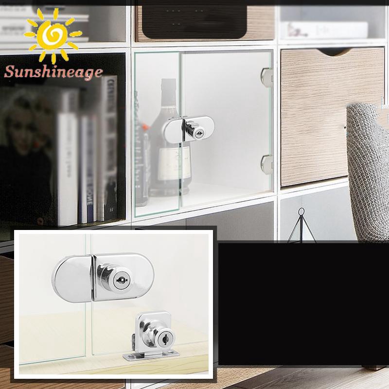 Bộ Khóa Kim Khí Tinh Xảo Bằng Hợp Kim Kẽm Thay Thế Cho Tủ Trưng Bày Kính Dày 5-8mm
