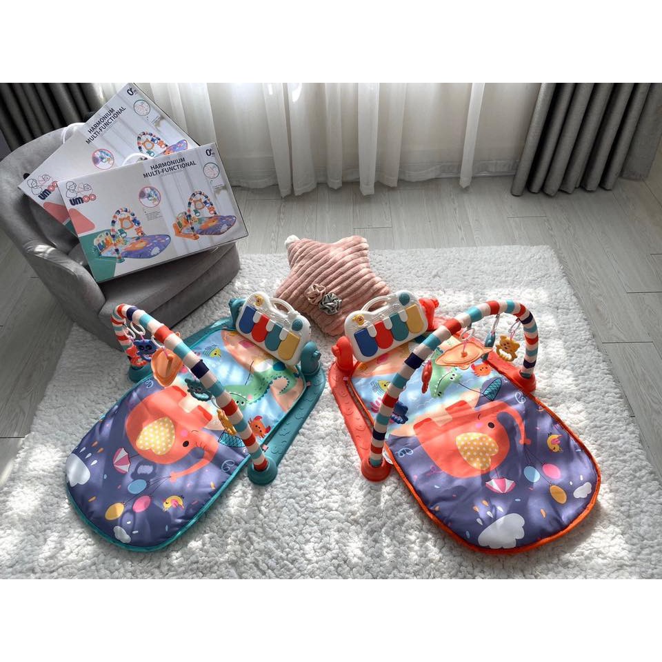 [Haobaby Shop] [Hàng chính hãng Umoo]Thảm nhạc cho bé, trẻ sơ sinh nằm chơi, vận động Baby Gym Mat