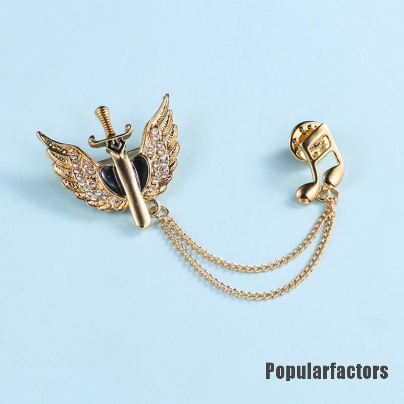 Trâm cài áo hình mỏ neo sang trọng