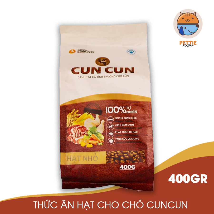 Hạt tươi cho Chó Cuncun 400gr - Hàng chính hãng