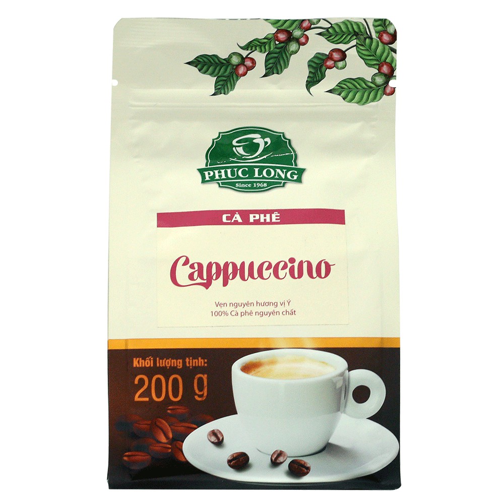 Cà Phê Capuccino 200GR - Phúc Long Coffee &amp; Tea