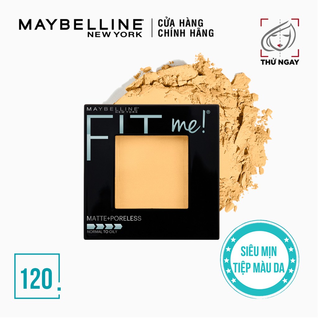 Phấn Phủ Mịn Nhẹ Kiềm Dầu Fit Me Matte Poreless Powder Maybelline New York 8.5g