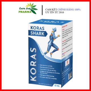 [Mua 7h + 1h] KORAS SHARK bảo vệ mô sụn khớp, cải thiện viêm khớp, thoái hóa khớp...