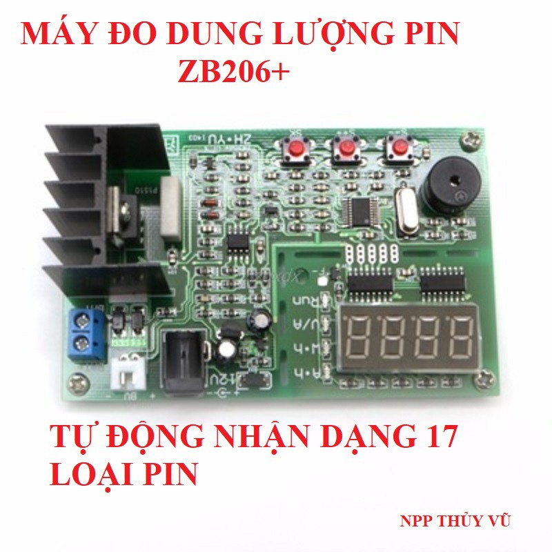 Máy đo dung lượng pin - Máy đo dung lượng pin ZB206+