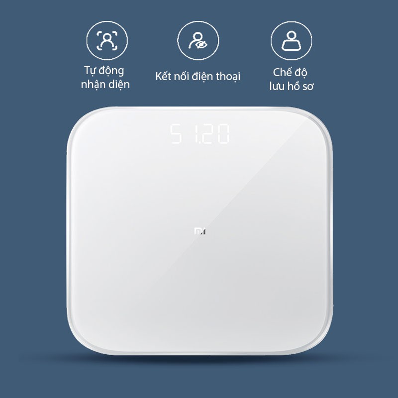 Cân Điện Tử Cân Sức khỏeThông Minh Xiaomi Smart Scale Gen 2  Trợ Lý Sức Khỏe - Hàng Chính Hãng