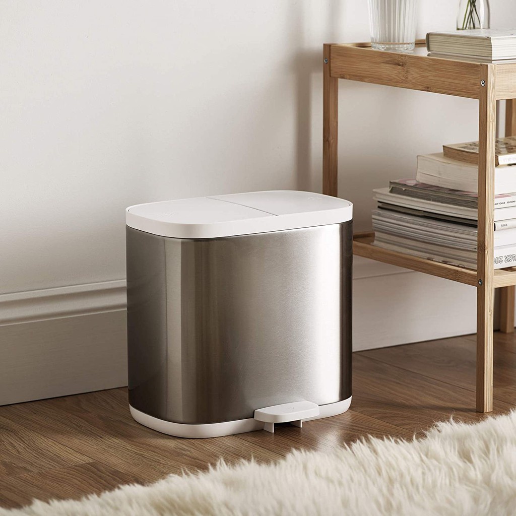 Thùng đựng rác 2 ngăn Split 6L Joseph Joseph, thùng rác 2 ngăn chính hãng Đức