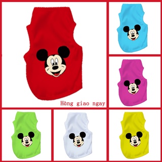 Áo In Hình Chuột Mickey Dễ Thương Cho Chú Chó Cưng
