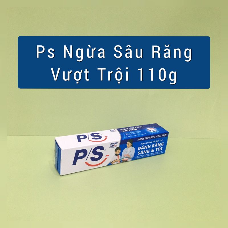 Kem đánh răng PS ngừa sâu răng vượt trội 110g-180g