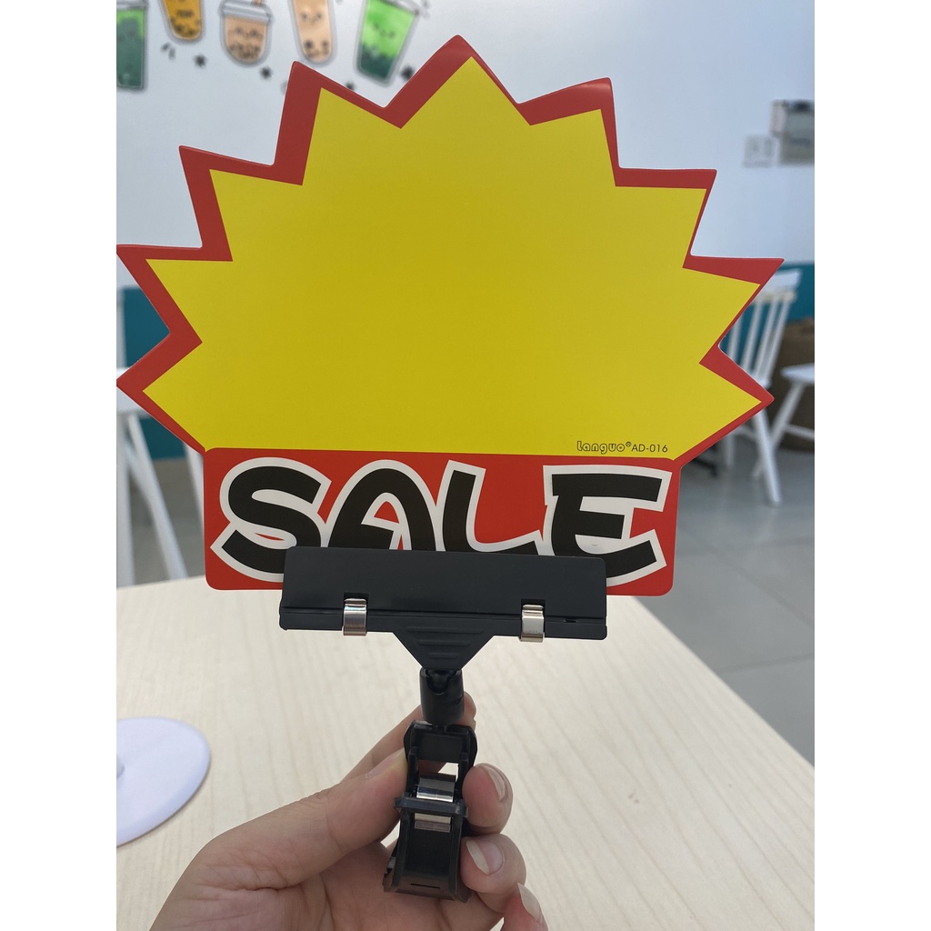 Giấy Sale, giảm giá, khuyến mại in sẵn màu sắc nổi bật thu hút, thường dùng trong các shop, cửa hàng, siêu thị