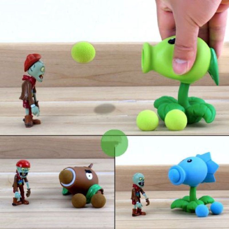 Mô Hình Đồ Chơi Plants vs Zombies Bằng Nhựa PVC Dành Cho Trẻ