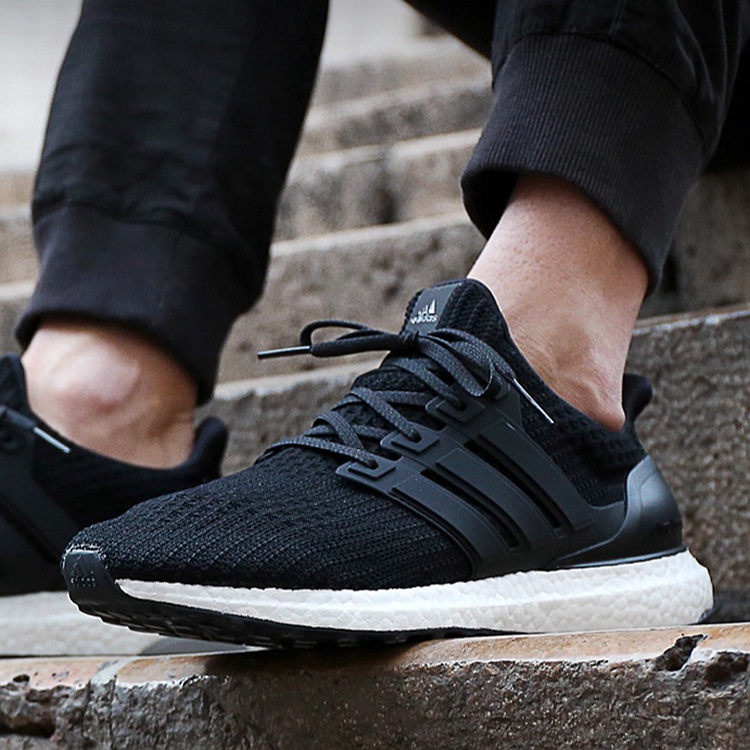 Giày Thể Thao Adidas Ultra Boost UB 3.0 4.0 BB6168 Màu Trắng Đen Phong Cách samurai