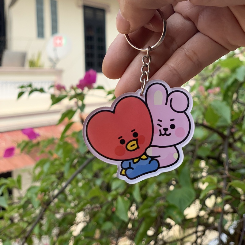 Móc khoá Bt21Taekook