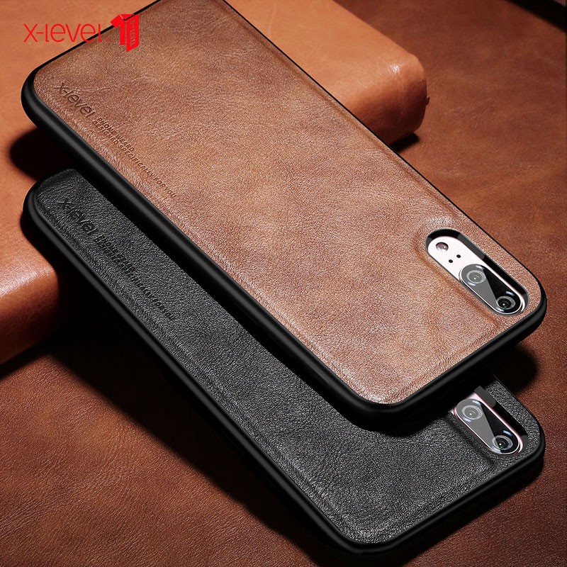 Ốp điện thoại da PU màu trơn sang trọng cho Huawei P30/P30 Pro