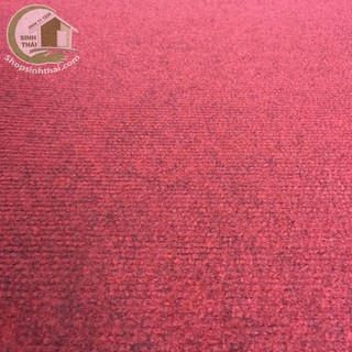 Thảm nỉ trải sàn màu đỏ đô 1m²