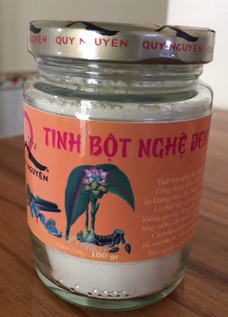 Tinh Bột Nghệ Đen Quy Nguyên 100 gram