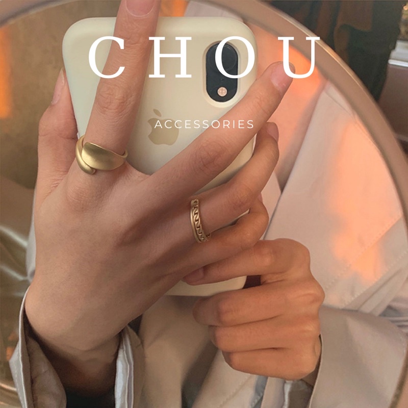 Nhẫn Nhám Dáng Hở | CHOU ACCESSORIES |