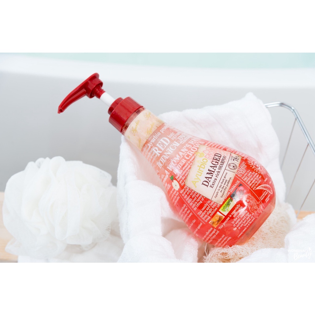 Dầu gội ủ thiên nhiên Damaged Ayurbio nội địa Nhật