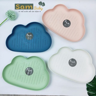 Khay hình mây lúa mạch đựng bát, bánh, trái cây SammBaby