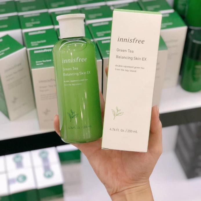 Nước hoa hồng Innisfree Green Tea Balancing Skin 2021, Nước Hoa Hồng Không Chứa Cồn