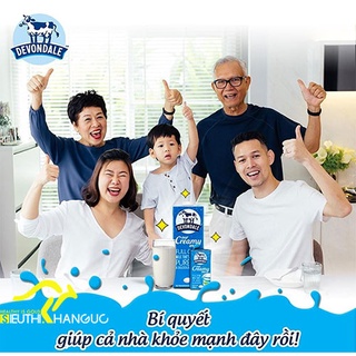 Combo 8 bịch sữa bột devondale nguyên date 1/2023