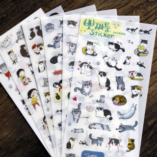 combo 100 set sticker pvc các mẫu