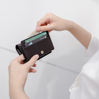 Ví mini DIM Short Wallet chất liệu da Microfiber ( 3 màu )