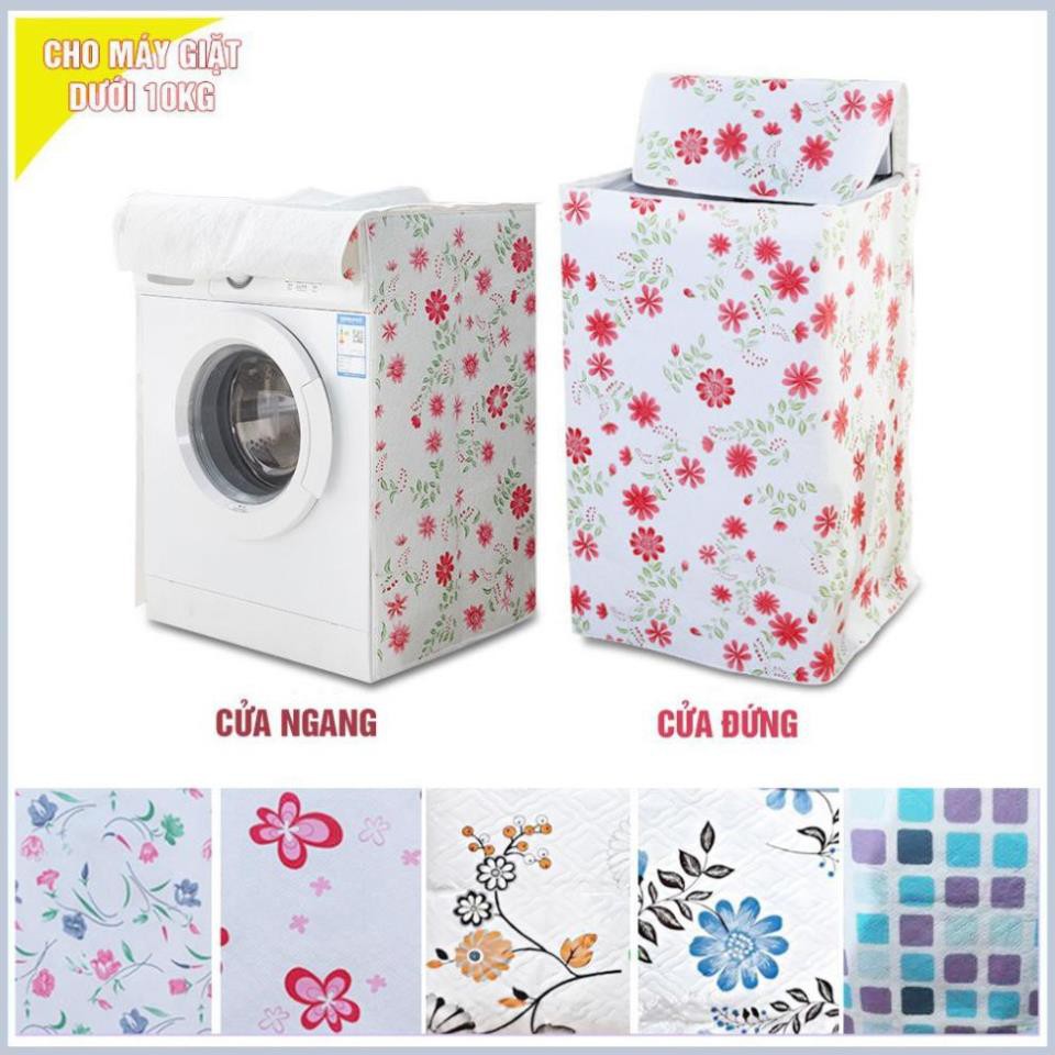 Bọc trùm máy giặt chống thấm ( dưới 10kg) loại dày