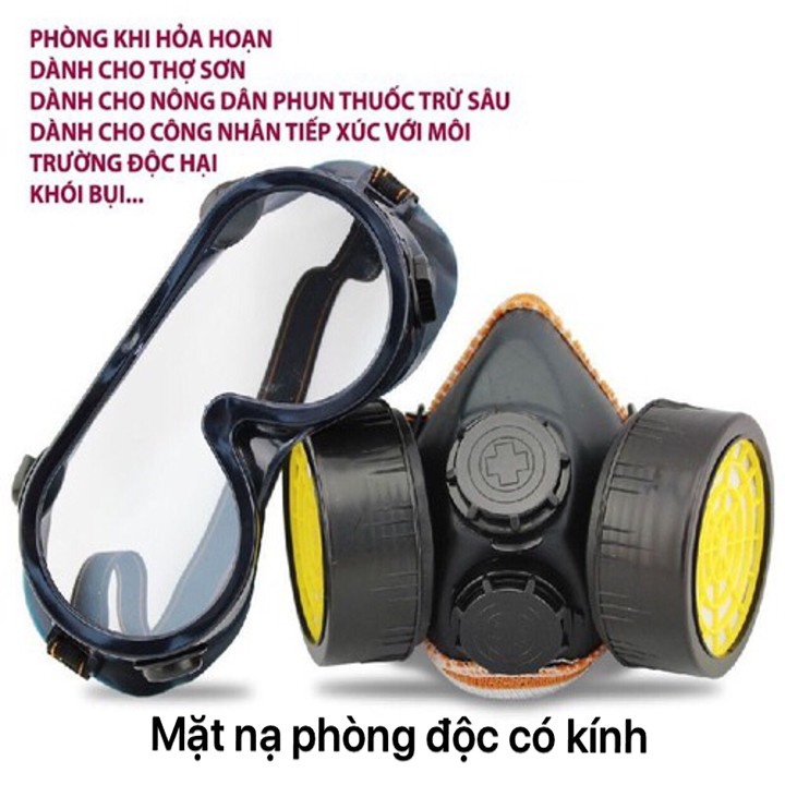 Mặt nạ chống hơi độc, khói độc, khí độc