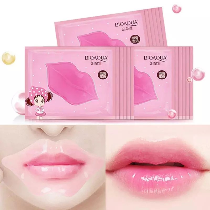 Mặt nạ môi từ collagen dưỡng ẩm chống khô môi chống lão hóa nâng cơ làm mờ đường viền môi