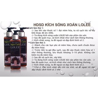 Kích xoăn Super Curly LOLEE 250ml (2026)