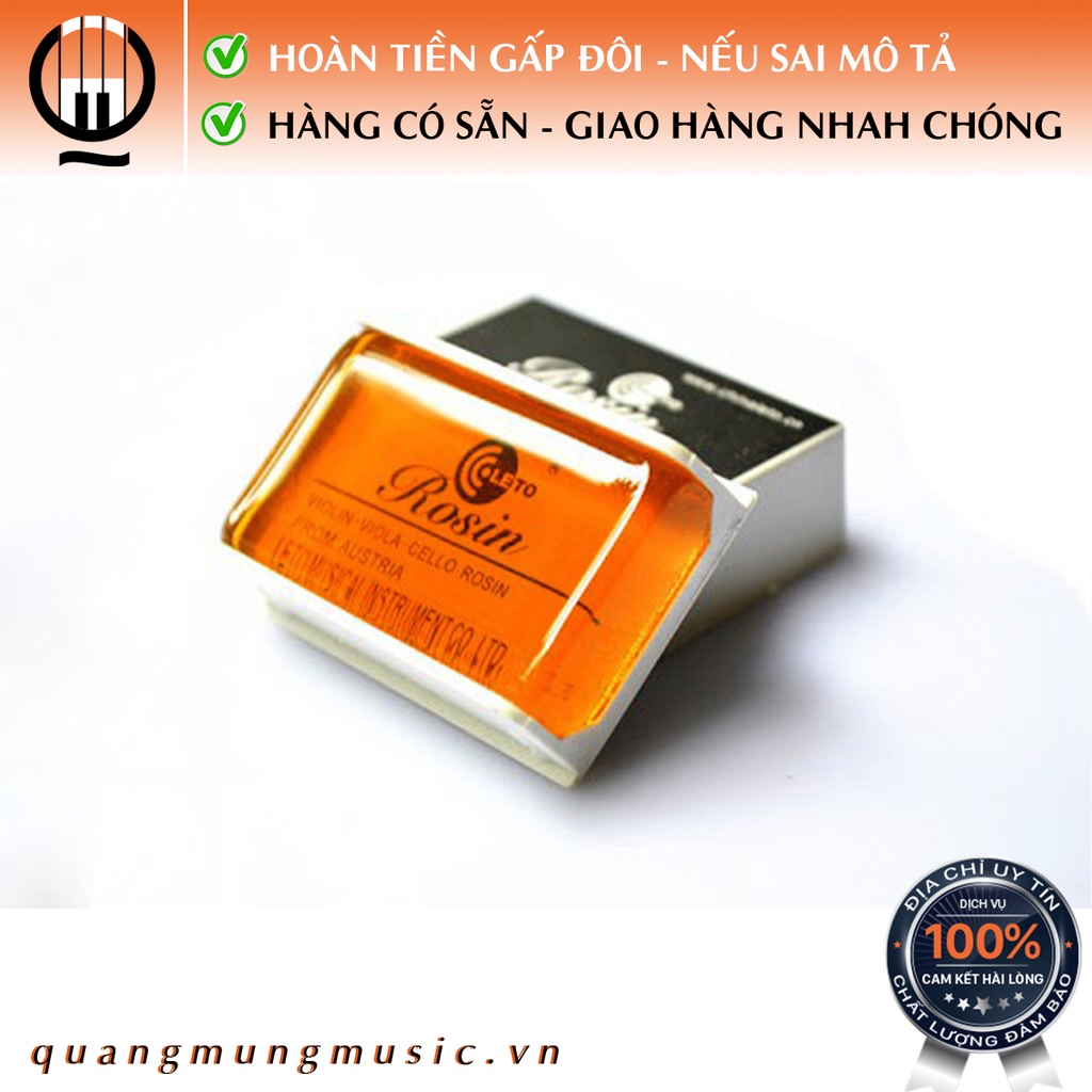 Sáp Nhựa thông Rosin Cao Cấp cho đàn Violin - Viola - Cello - Đàn Nhị