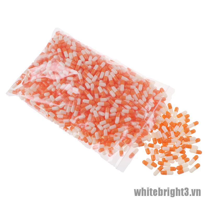 (Hàng Mới Về) Bộ 1000 Viên Nang gelatin Cứng Kích Thước