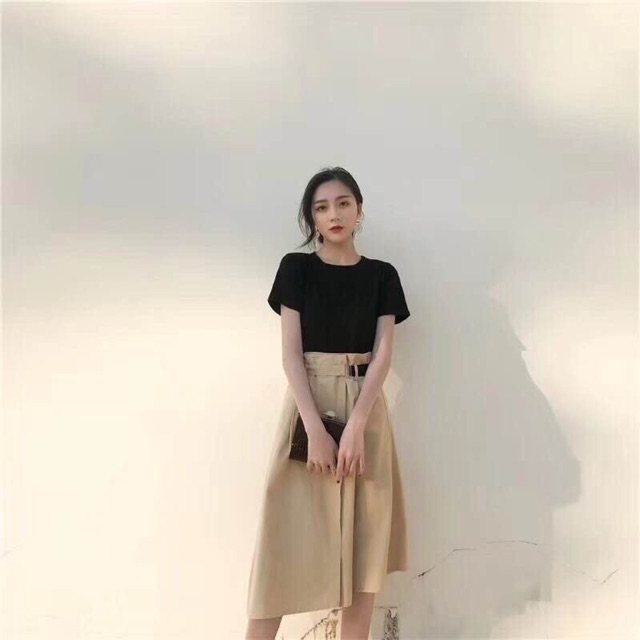 Set áo phông cv kaki