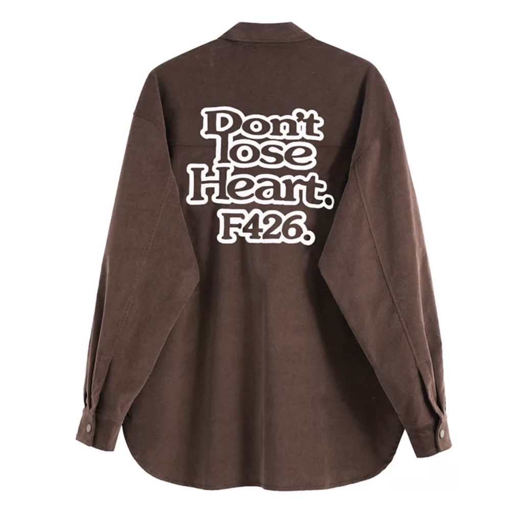 Áo sơ mi Kaki F426 form rộng unisex nam nữ