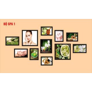 Bộ 11 tranh spa size l